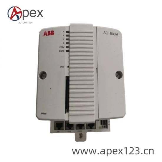 ABB PM861K01 Front View