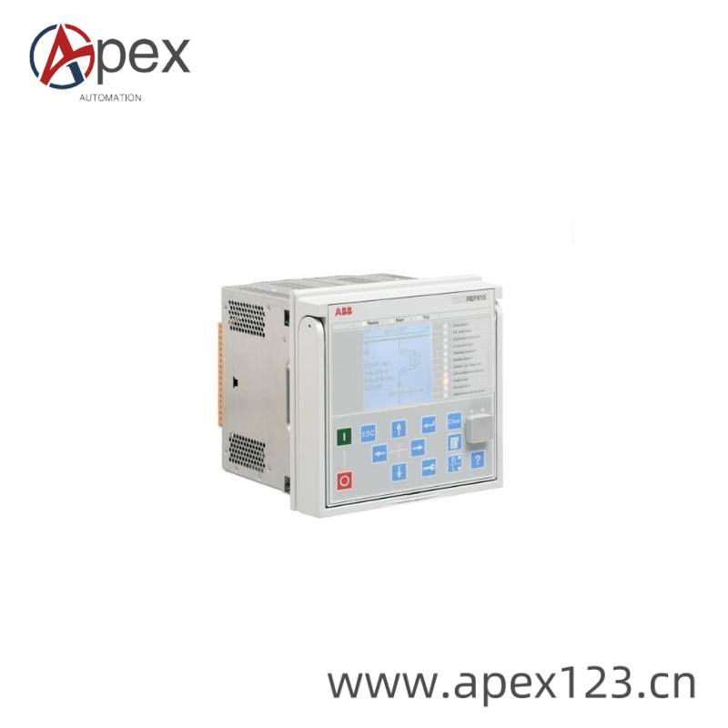 ABB REF615 front view