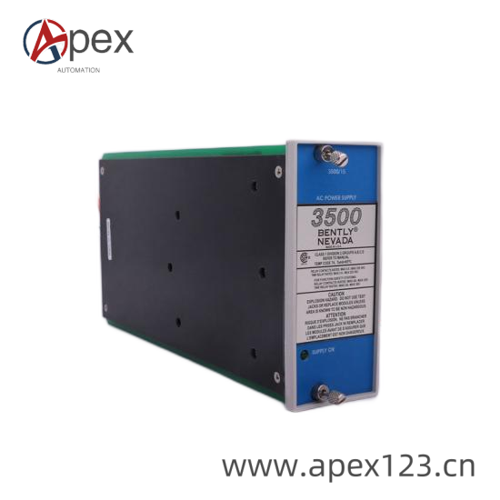 BENTLY 3500/15 Module Front View
