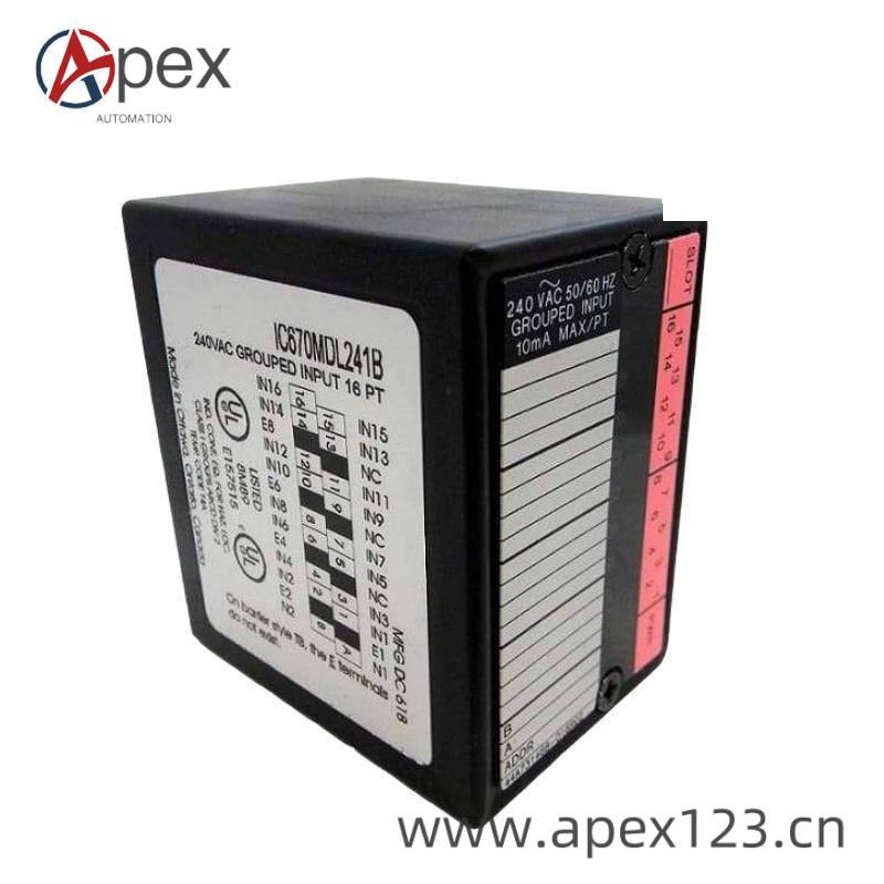 GE Control Module Front View