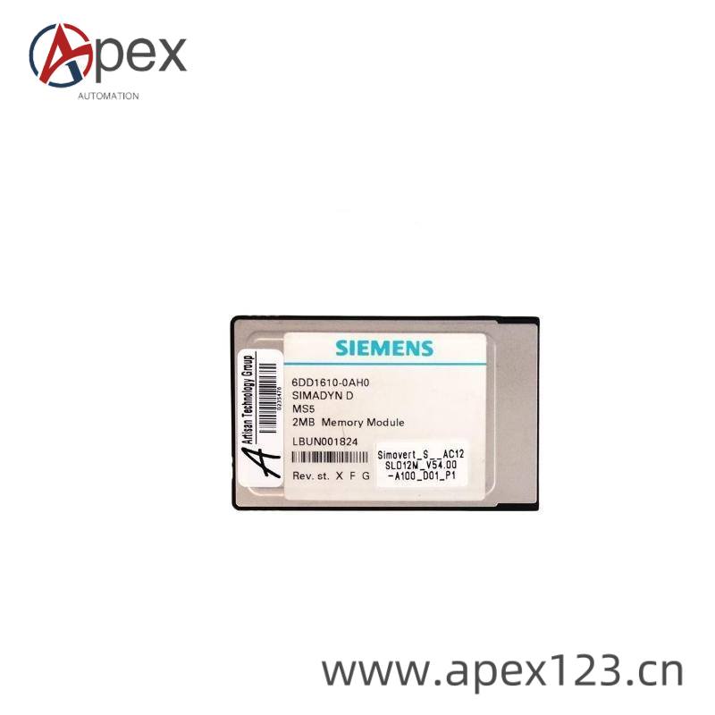 Siemens 6DD1610-0AH0 Front View