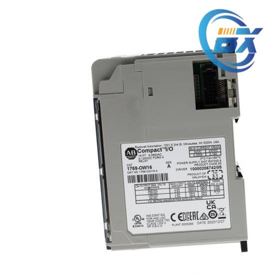 Front view of 1769-OW16 module