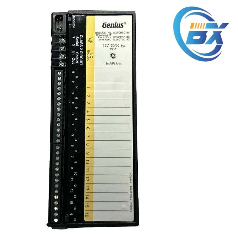 GE IC660BBD110 front view