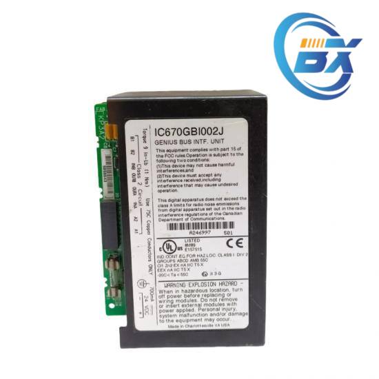 GE IC670GBI002 Front View