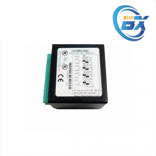 GE IC670MDL930 technical diagram
