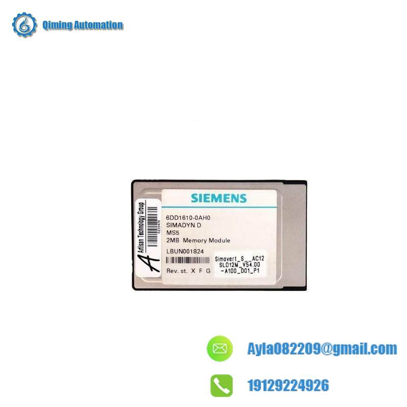 Siemens 6DD1610-0AH0 Module