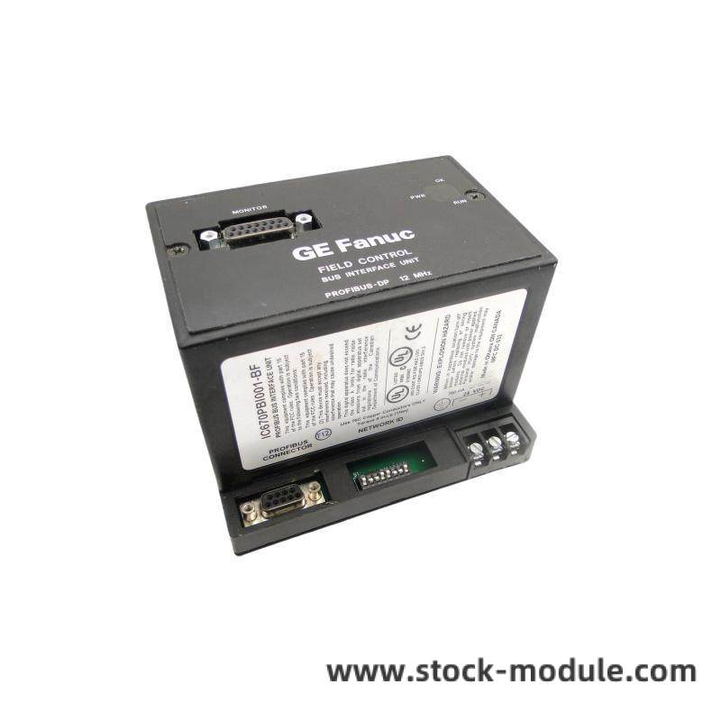 GE IC670PBI001 Side View