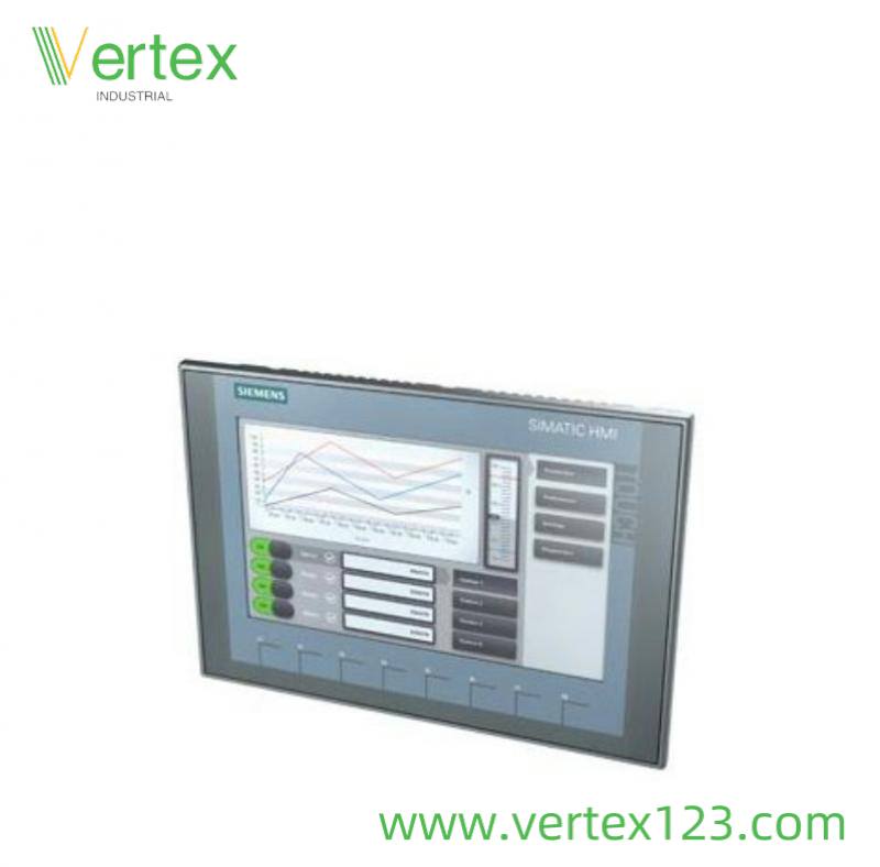 Side view of Siemens HMI Panel